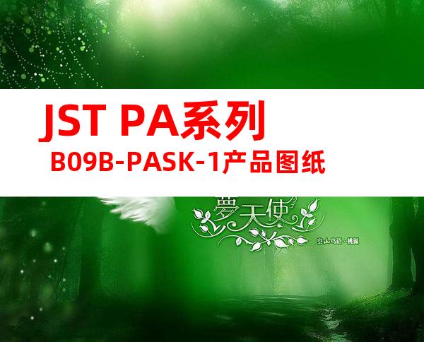 JST PA系列 B09B-PASK-1产品图纸